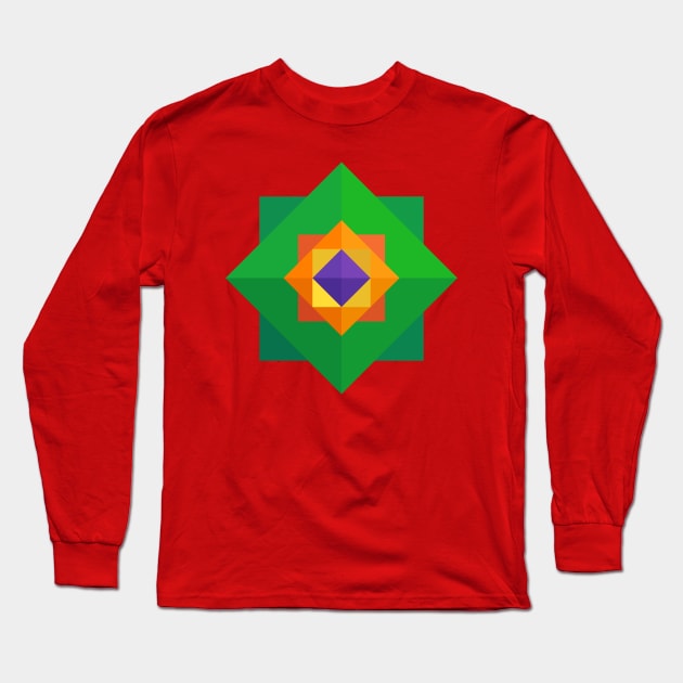 crystal flower Long Sleeve T-Shirt by BlangeR